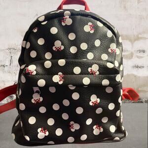 Disney Parks Exclusive Minney Mouse Dots & Bows Backpack
